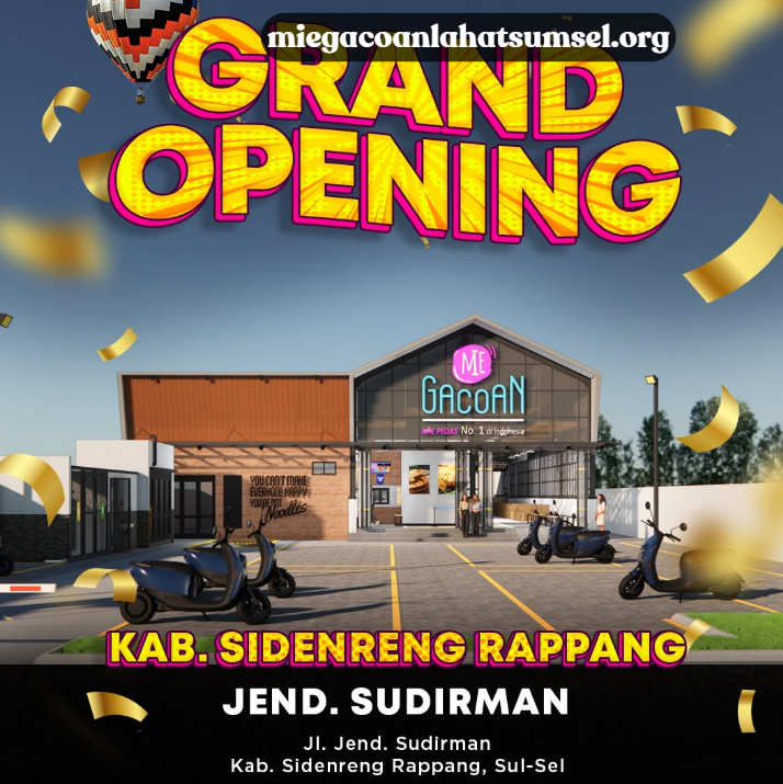Grand Opening Mie Gacoan Sidrap di Jl. Jend. Sudirman, Sajikan Sensasi Pedas Kekinian